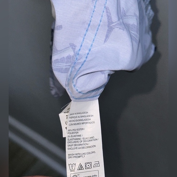 NEW IZOD Saltwater Classic-Fit Performance Beach Button-Down Shirt Men’s XXL - Picture 8 of 11